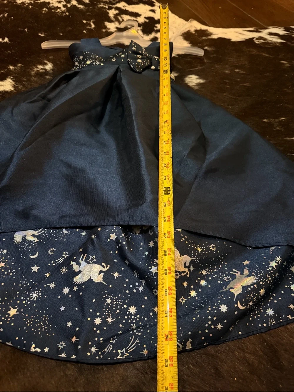 wonder nation Navy Star & Unicorn High-Low Party Dress